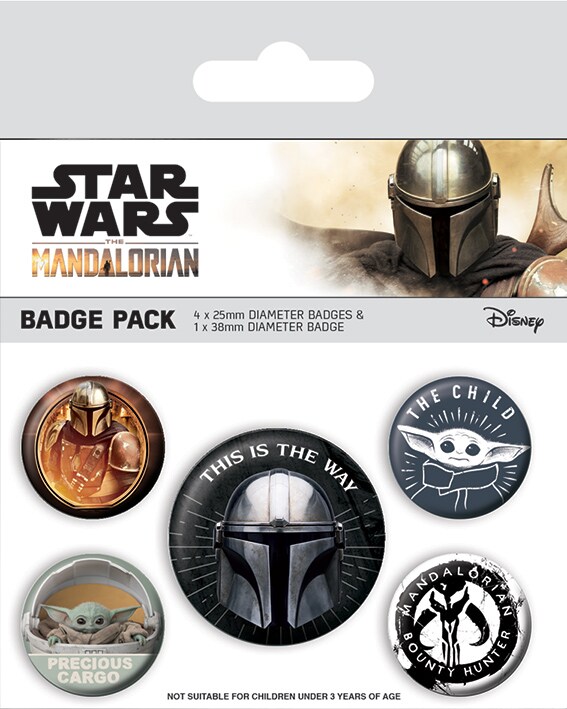 The Mandalorian - Ansteckbuttons im 5er Pack