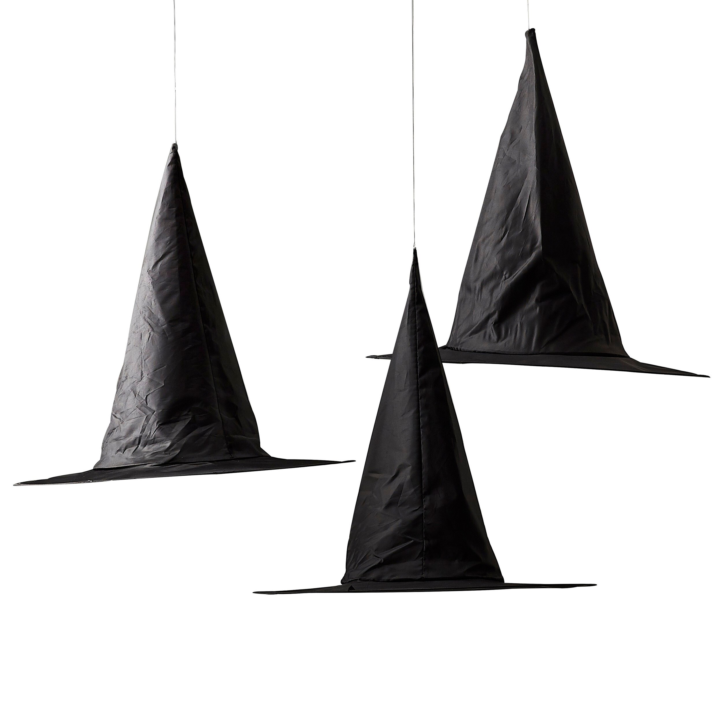 Hängende Hexenhüte 50 cm 3er-Pack