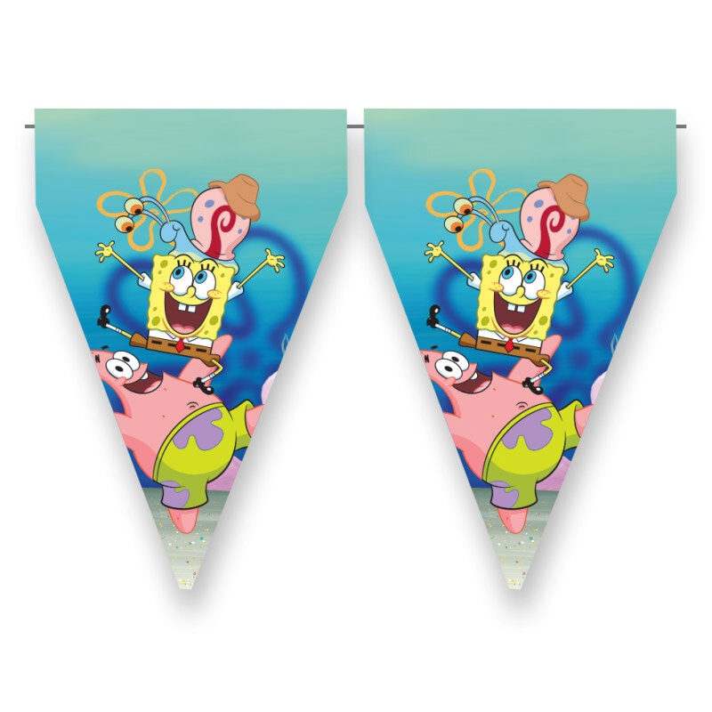 SpongeBob - Wimpelkette 3 Meter