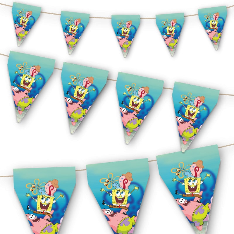 SpongeBob - Wimpelkette 3 Meter