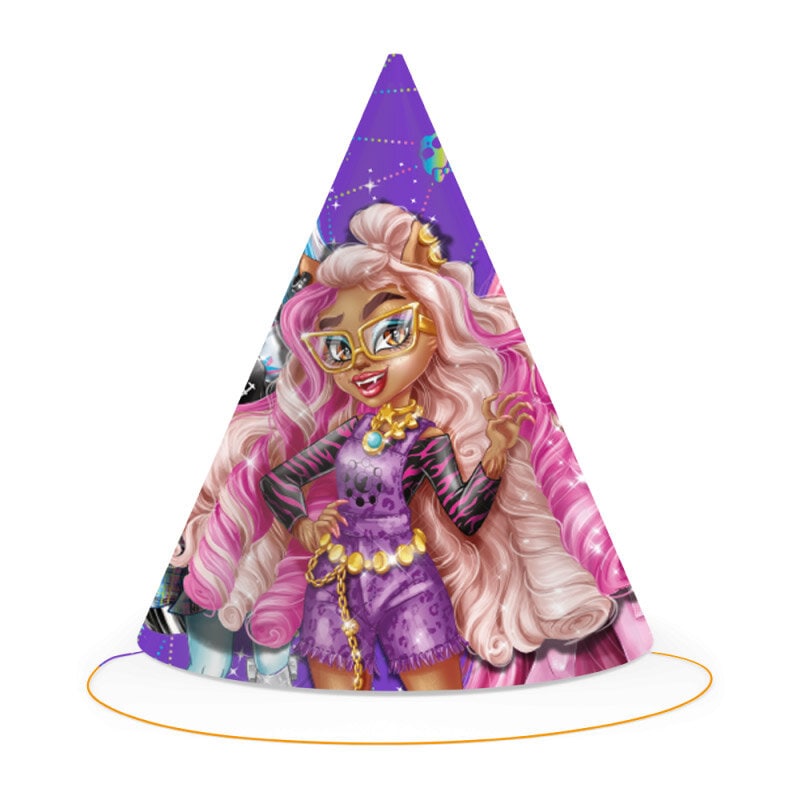 Monster High - Partyhüte 6er-Pack