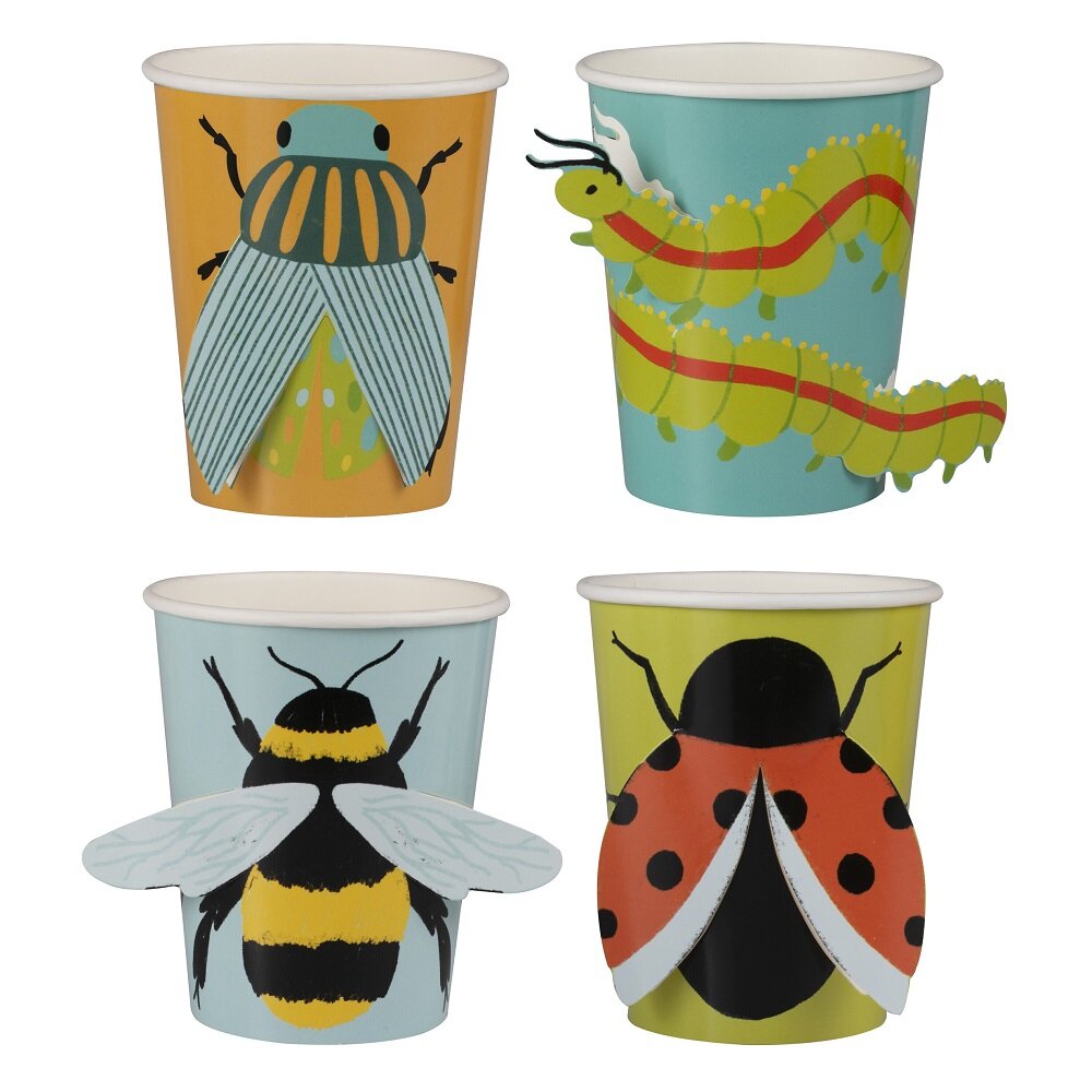 Bug Party - 3D Becher 8er-Pack