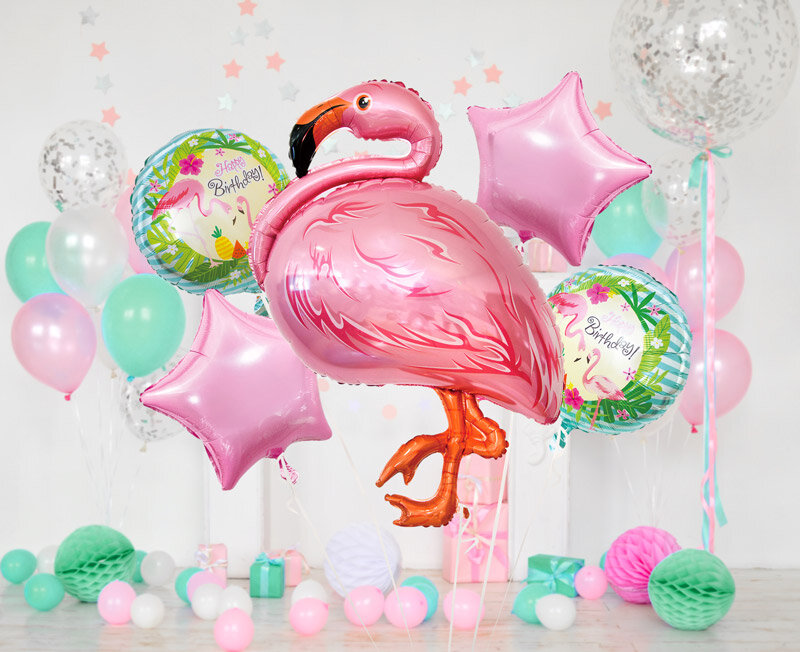 Ballon Bouquet - Flamingo