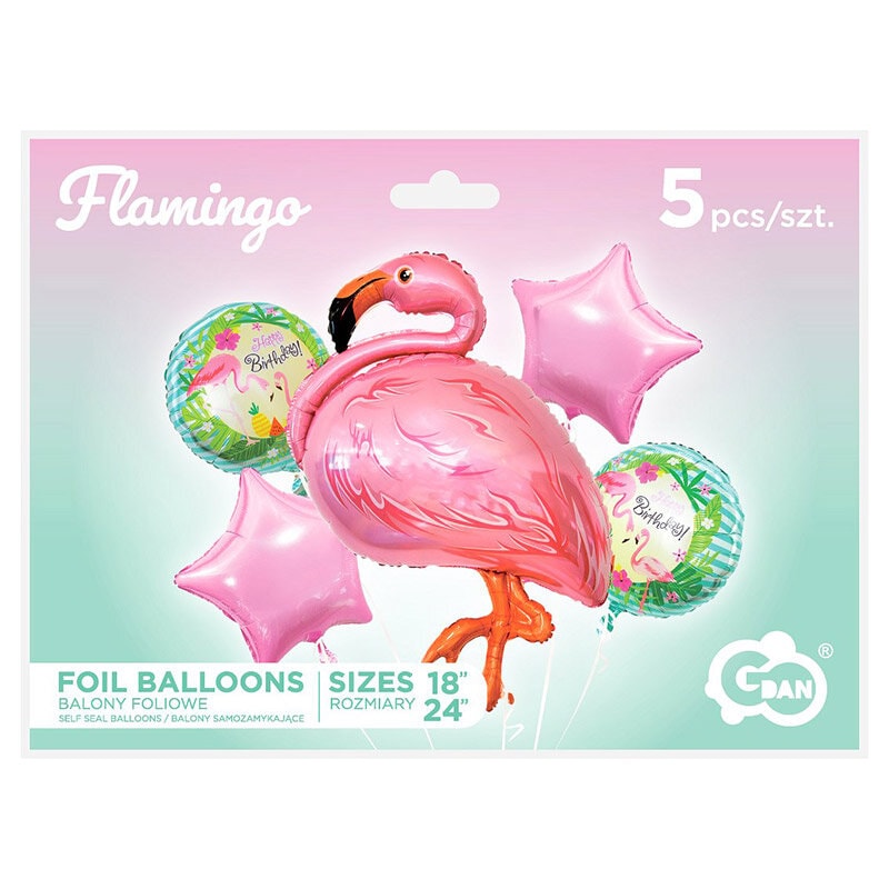 Ballon Bouquet - Flamingo