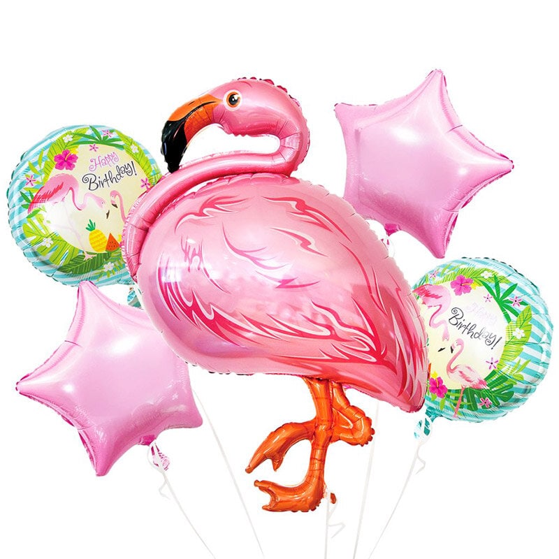 Ballon Bouquet - Flamingo