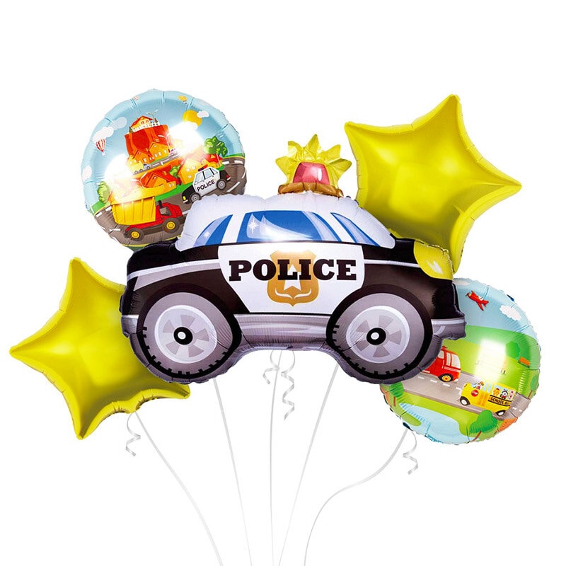 Ballon Bouquet - Polizeiauto