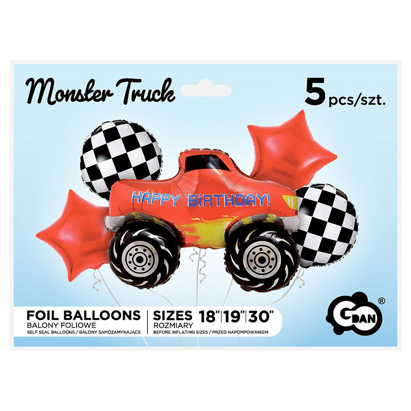 Ballon Bouquet - Monstertruck