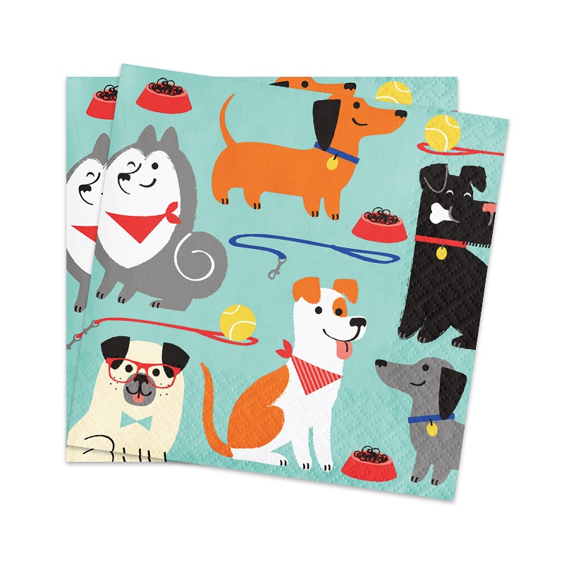 Dog Party - Servietten 16er-Pack