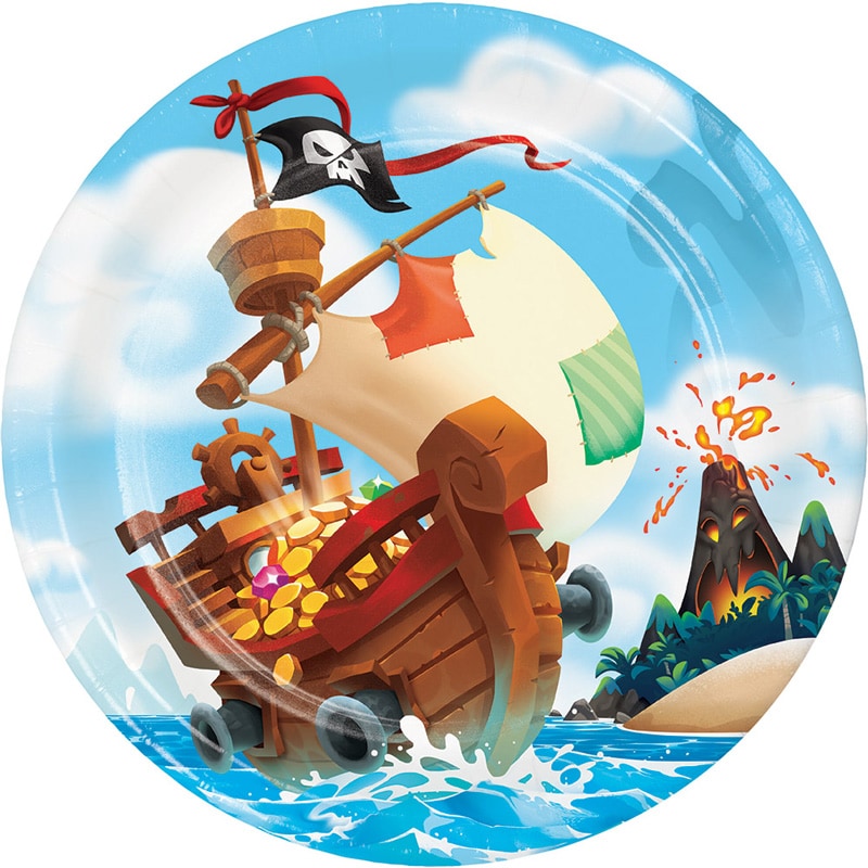 Pirates Treasure - Teller 8er-Pack