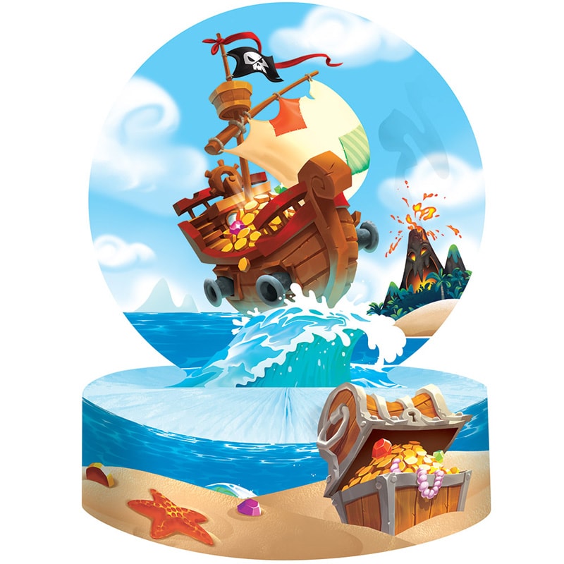 Pirates Treasure - Tischdekoration Waben