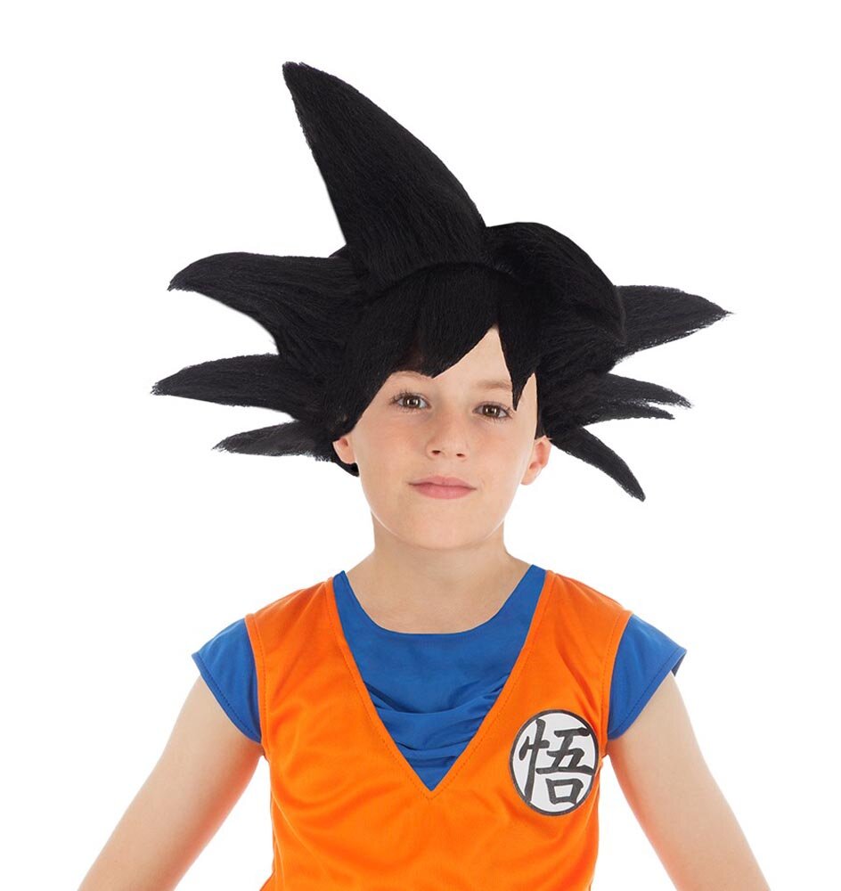Dragon Ball - Goku Saiyan Schwarze Kinderperücke