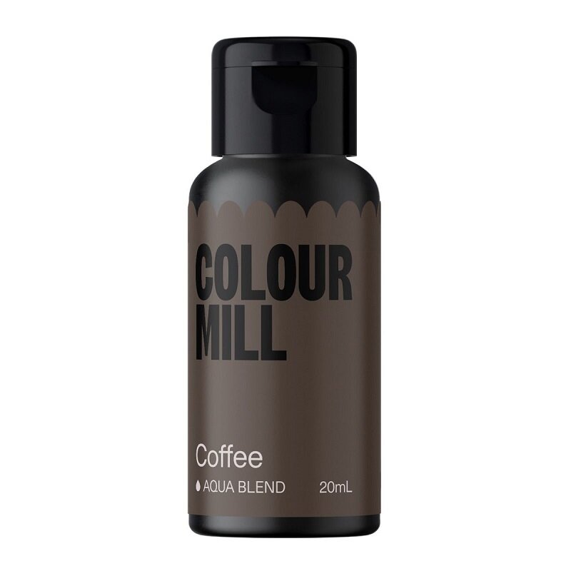 Colour Mill - Wasserbasierte essbare Farbe Kaffeebraun 20 ml