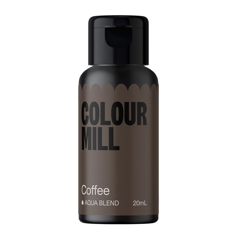 Colour Mill - Wasserbasierte essbare Farbe Kaffeebraun 20 ml