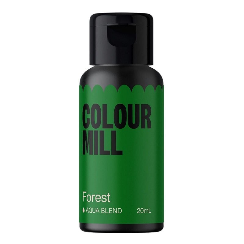 Colour Mill - Wasserbasierte essbare Farbe dunkelgrün 20 ml