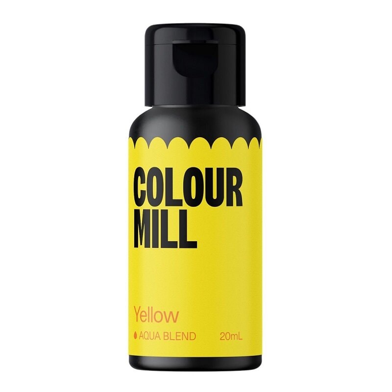 Colour Mill - Wasserbasierte essbare Farbe Gelb 20 ml