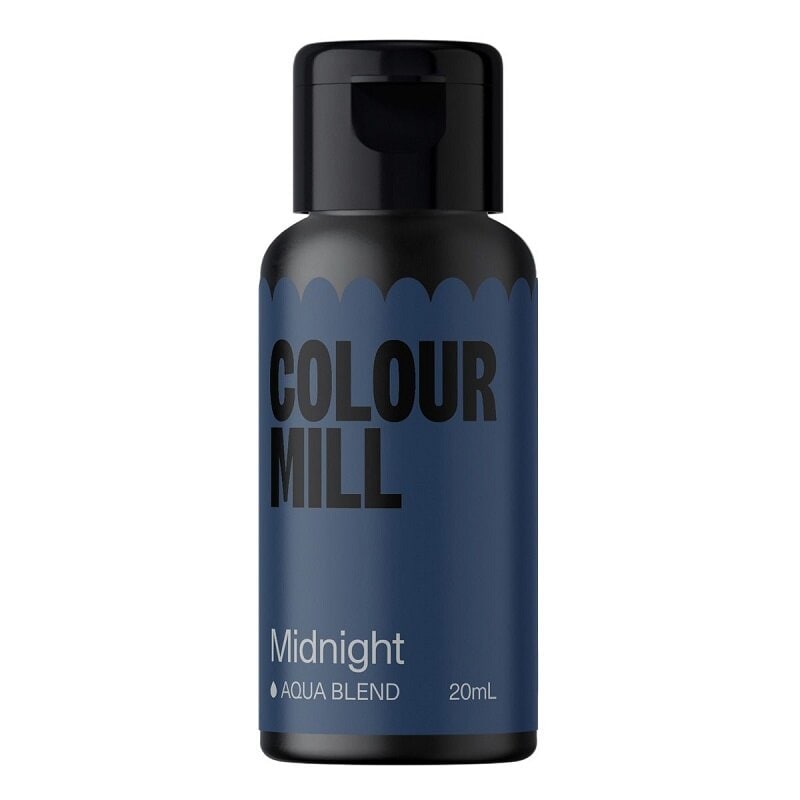 Colour Mill - Wasserbasierte essbare Farbe Mitternachtsblau 20 ml