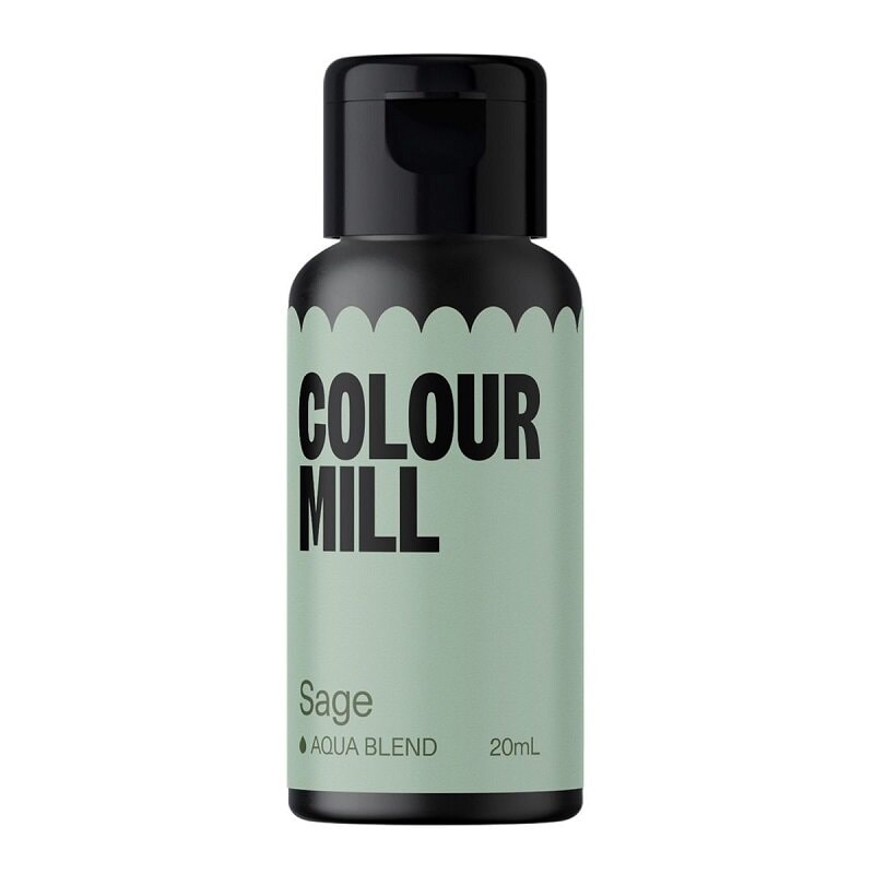 Colour Mill - Wasserbasierte essbare Farbe Salbei grün 20 ml