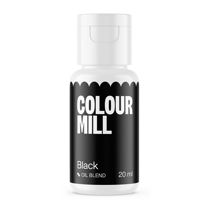 Colour Mill Ölbasierte Lebensmittelfarbe Schwarz 20 ml