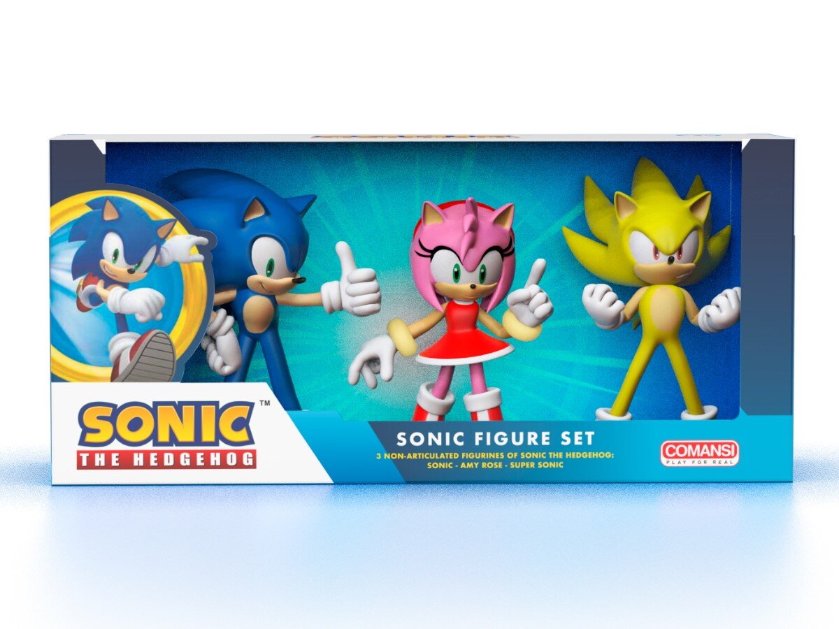 Sonic The Hedgehog - Sammelfiguren 3er Pack