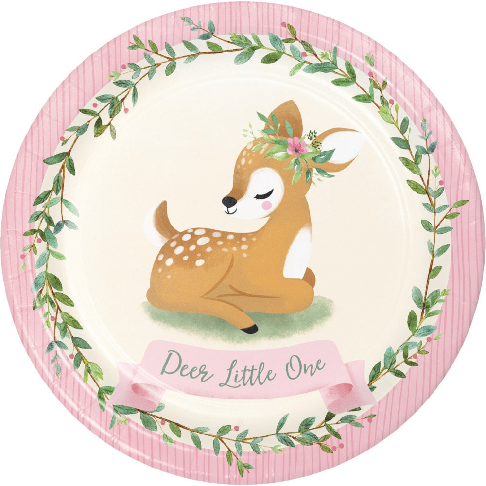 Deer Little One - Teller 1 Jahr, 8er-Pack