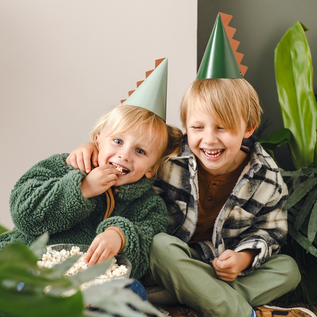 Dinosaurier Partyhüte 6er-Pack