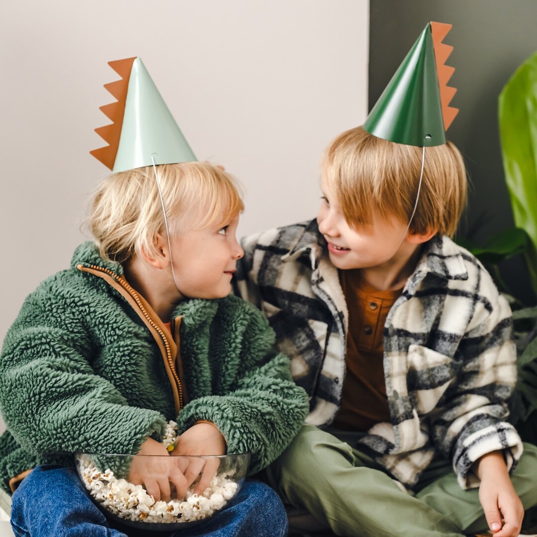 Dinosaurier Partyhüte 6er-Pack