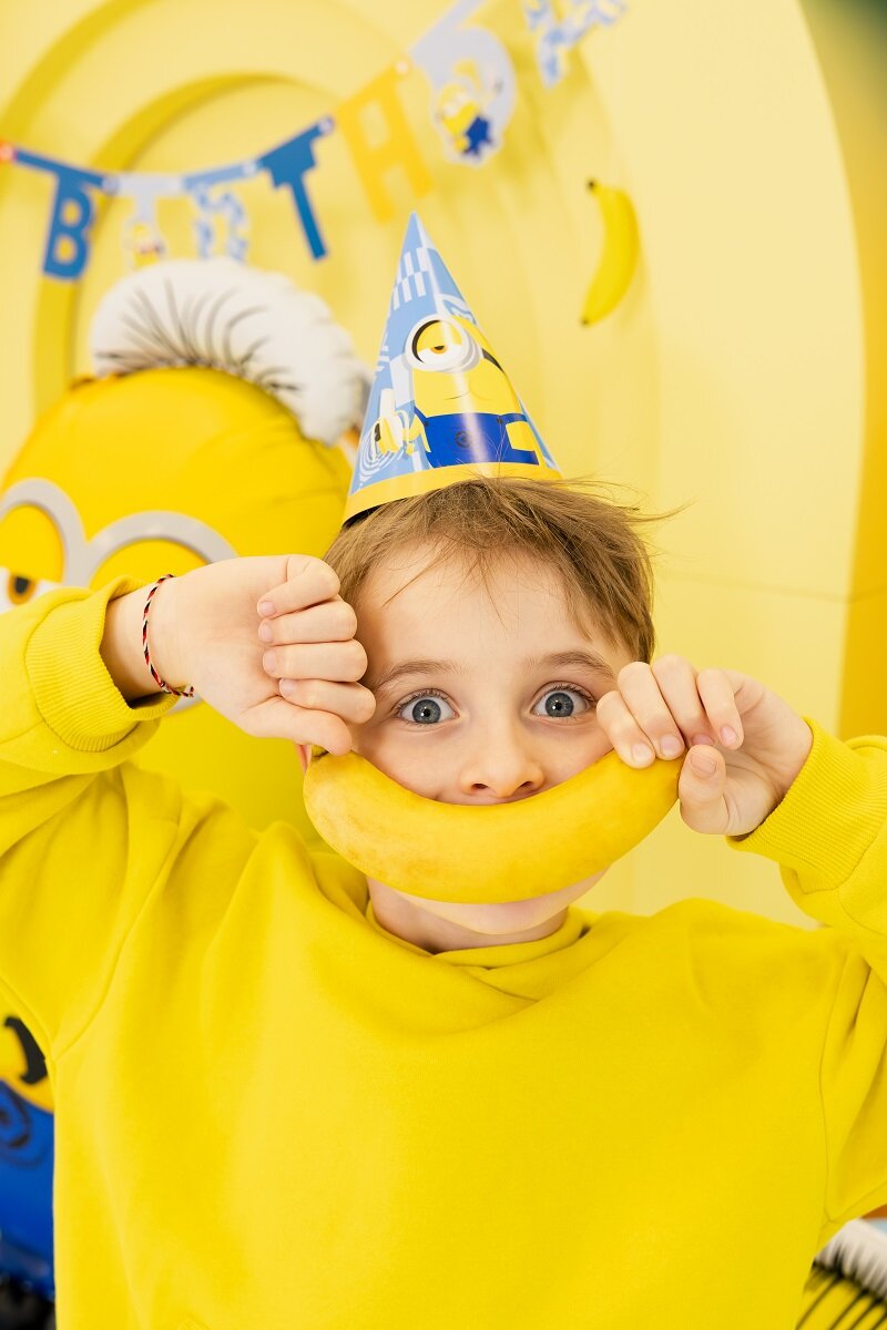 Minions Partyhüte 6er-Pack