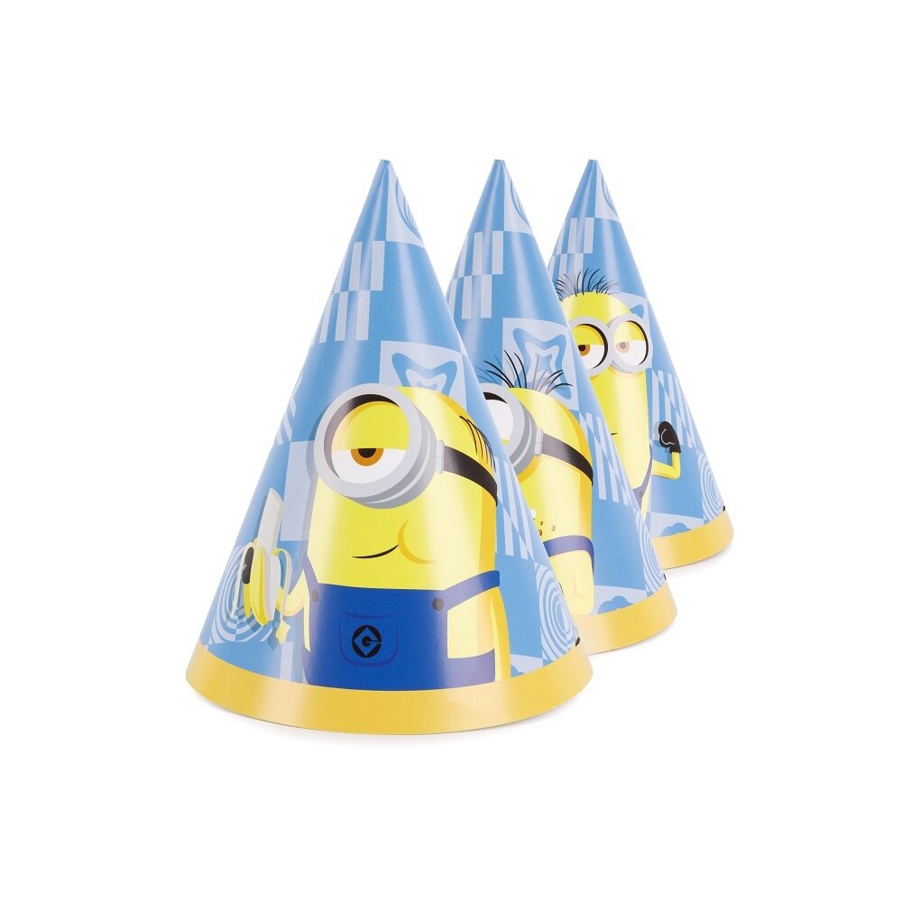 Minions Partyhüte 6er-Pack