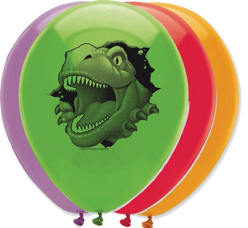 Dinosaurier Abenteuer – Luftballons 6er Pack