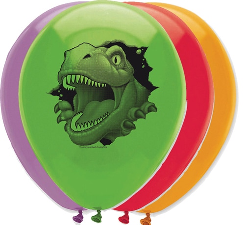 Dinosaurier Abenteuer – Luftballons 6er-Pack