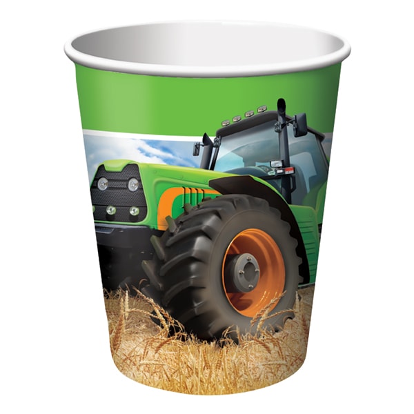 Tractor Time - Pappbecher 8er-Pack