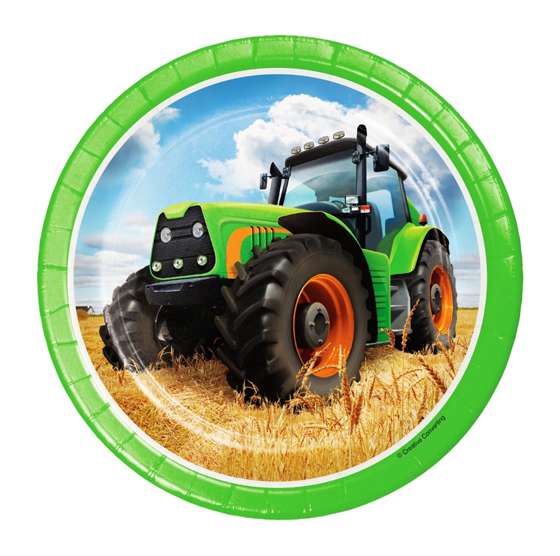 Tractor Time - Kuchenteller 8er Pack