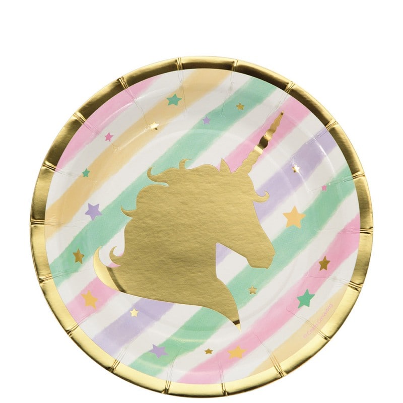 Unicorn Sparkle - Kuchenteller 8er Pack