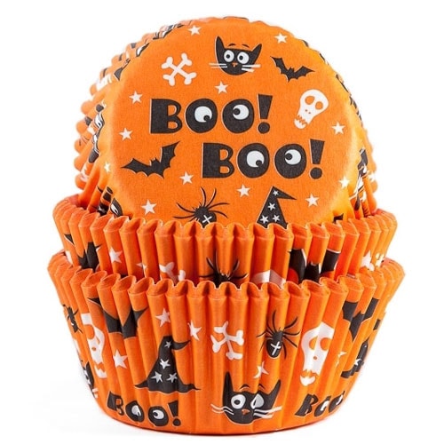 Muffinförmchen Halloween - Boo Boo 50er Pack