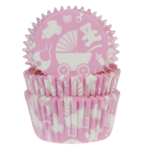 HM Muffinförmchen Baby Rosa, 50er-Pack