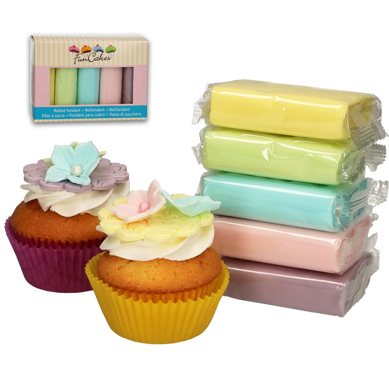 FunCakes - Rollfondant Multipack Pastellfarben 500 g