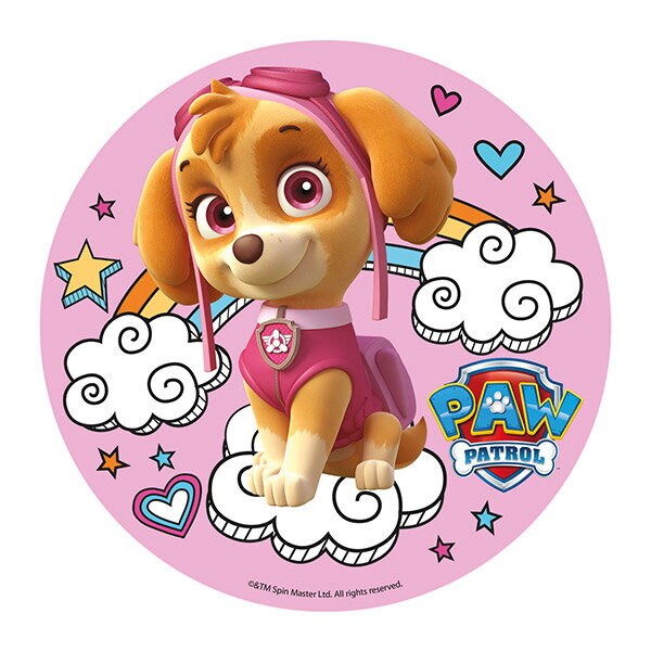 Tortenaufleger Paw Patrol Skye - Waffel 20 cm