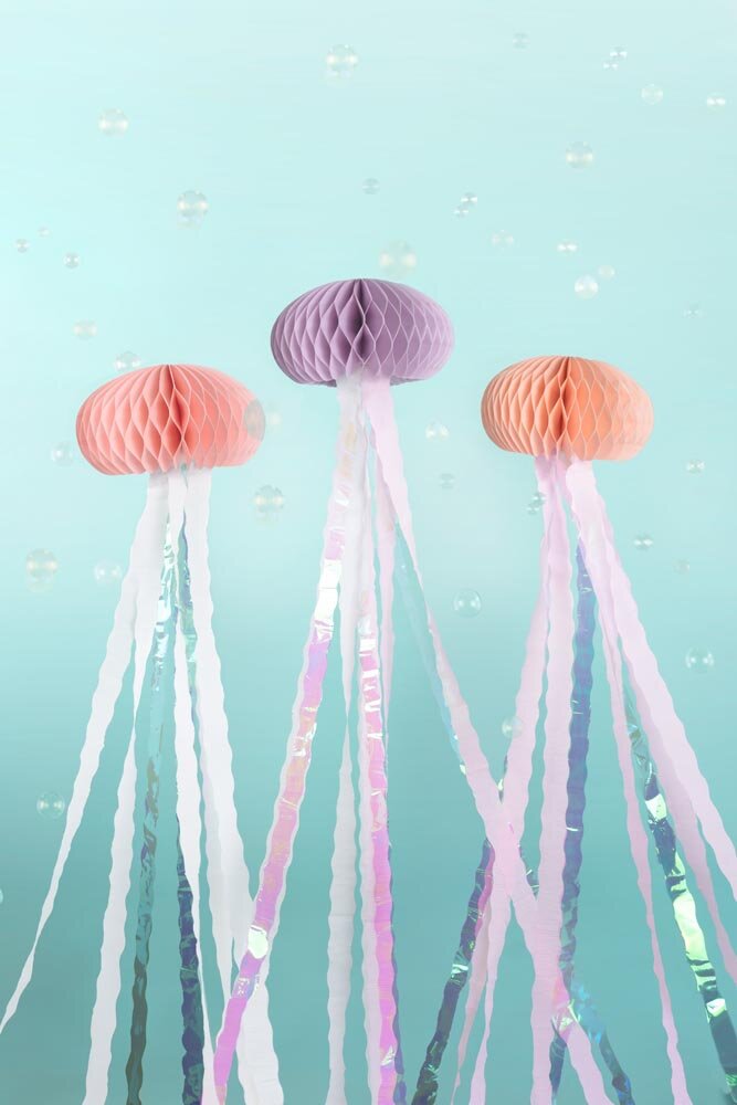 Honeycomb Deko Quallen 3er-Pack