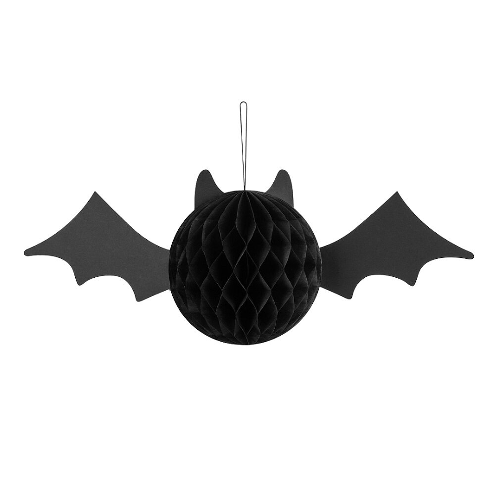 Hängedeko Fledermaus aus Wabenpapier 45 cm