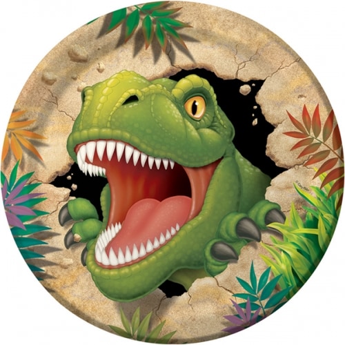 Dinosaurier Abenteuer – Teller 8er-Pack