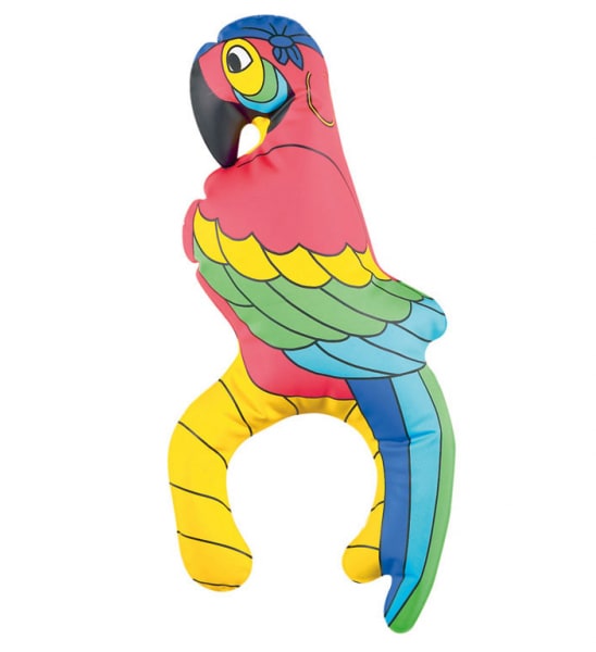 Aufblasbarer Papagei 28 cm