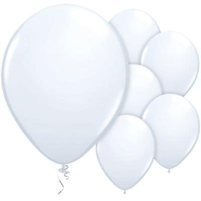 Luftballons - Weiß 10er-Pack