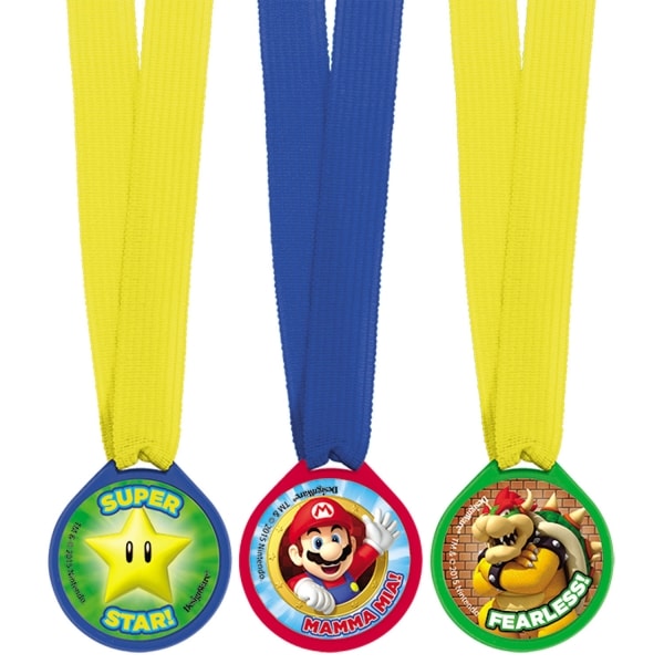 Super Mario - Medaillen 12er-Pack
