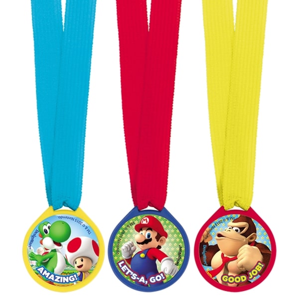 Super Mario - Medaillen 12er-Pack