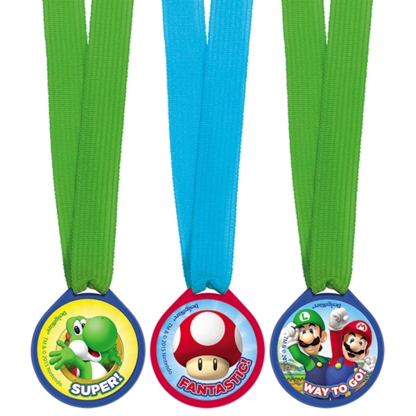 Super Mario - Medaillen 12er-Pack