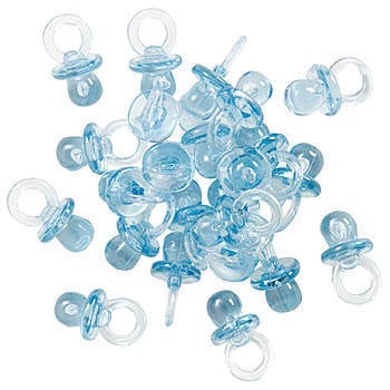 Babyparty Schnuller Blau 18er Pack