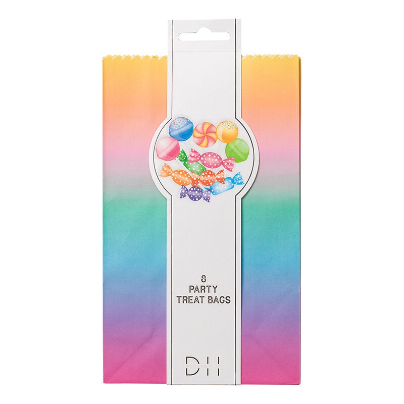 Ombre - Bonbontüten aus Papier im 8er-Pack