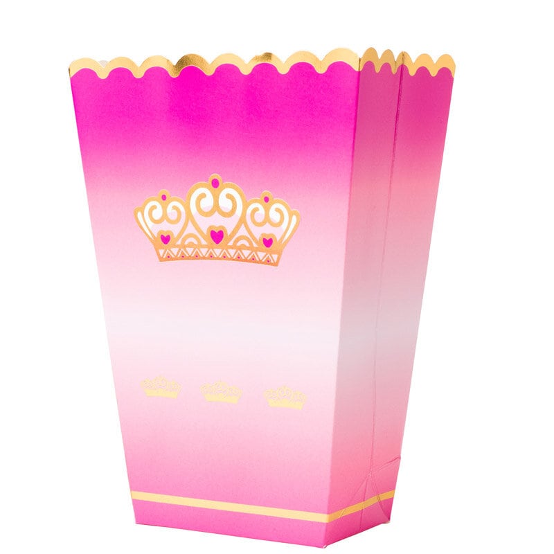 Prinzessinnenkrone - Popcornbecher 8er Pack