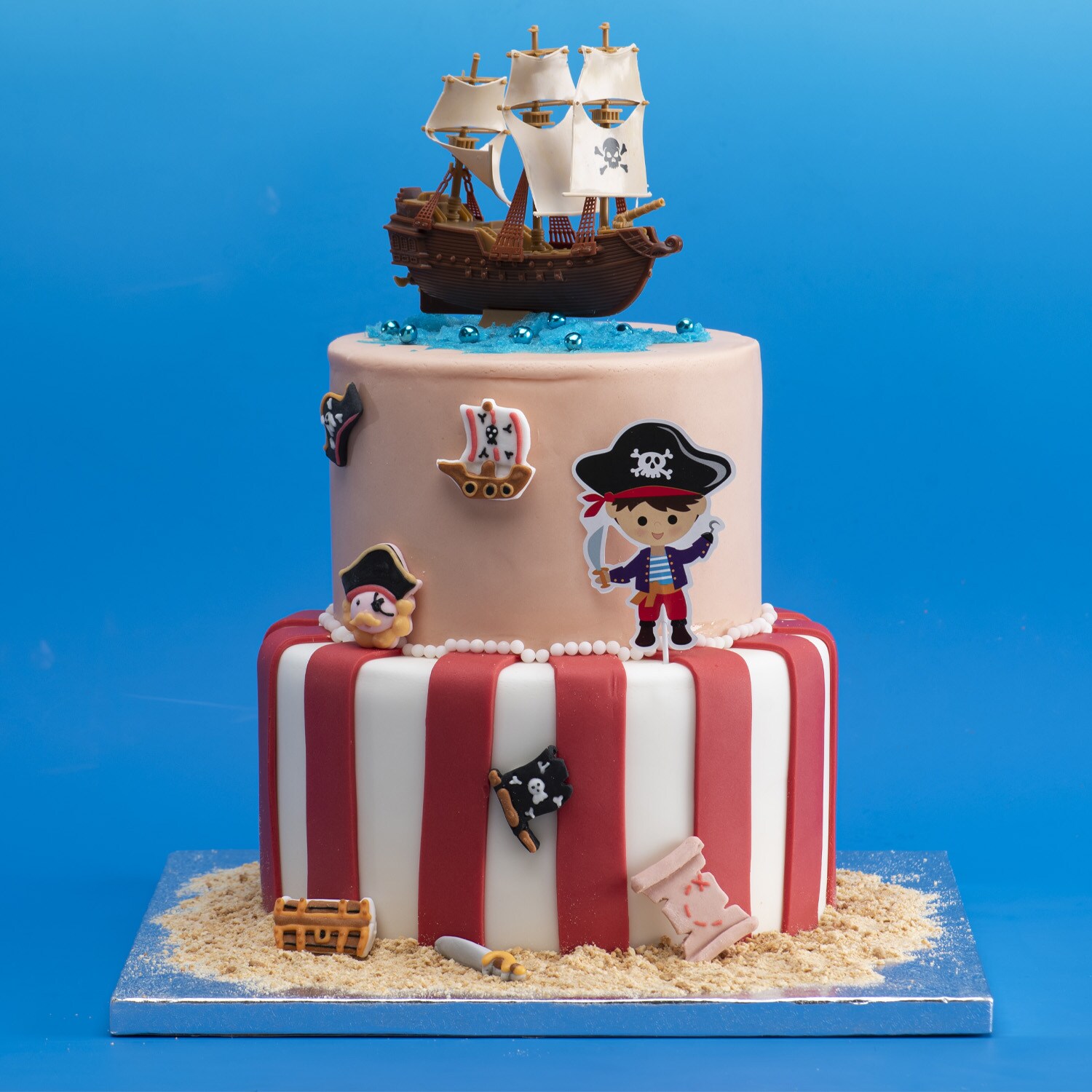 Tortendekoration - Piratenschiff
