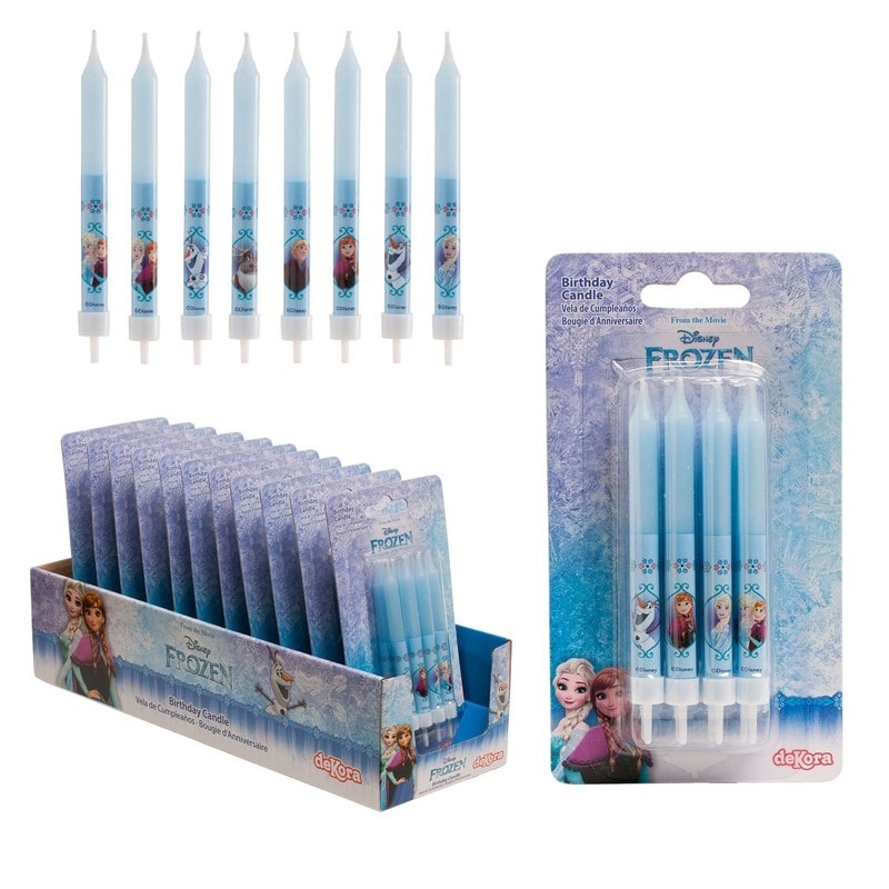 Tortenkerzen Frozen 8er-Pack